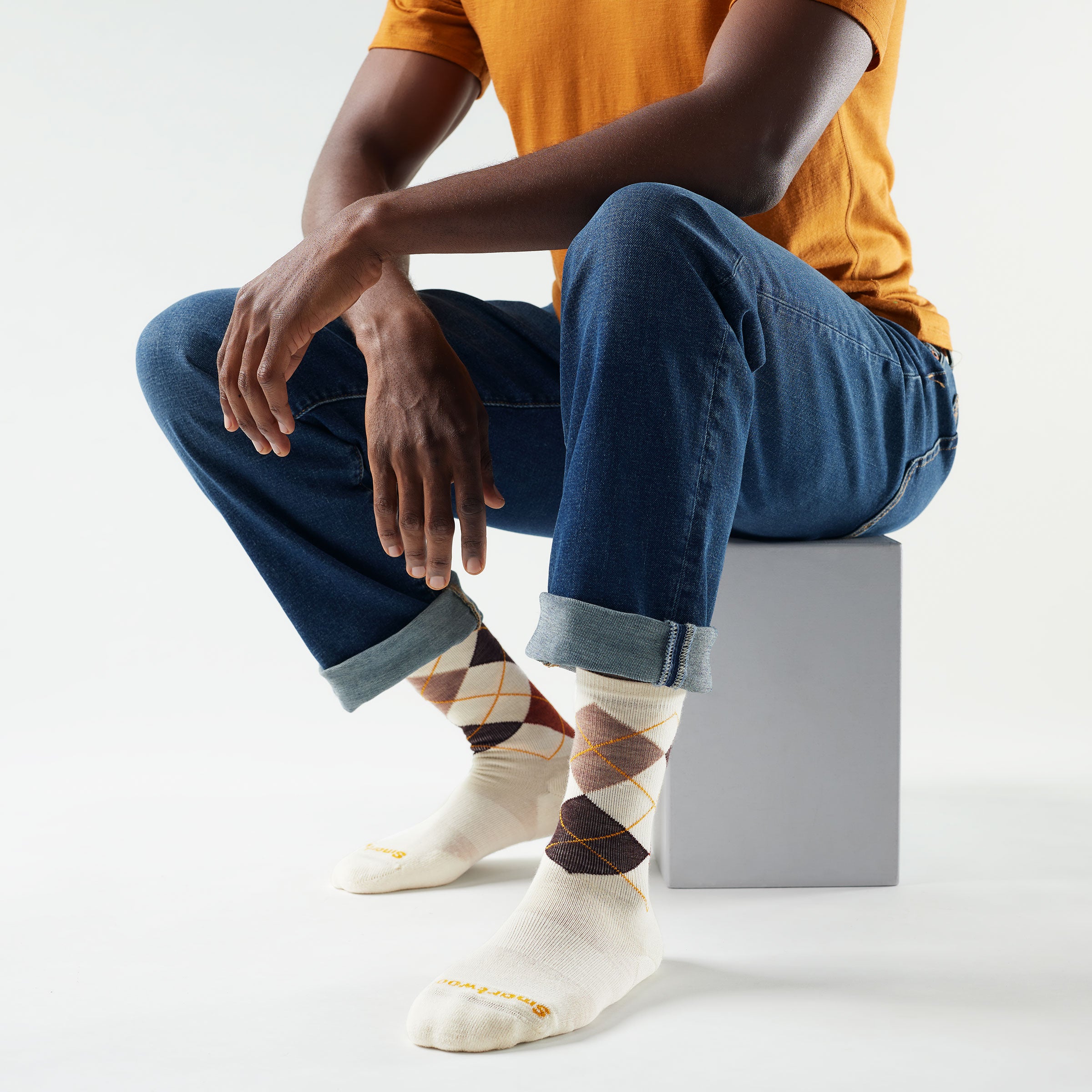 Everyday Diamond Jim Argyle Crew Socks - Image 5