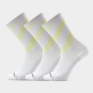 Run Pattern Crew Socks 3-Pack