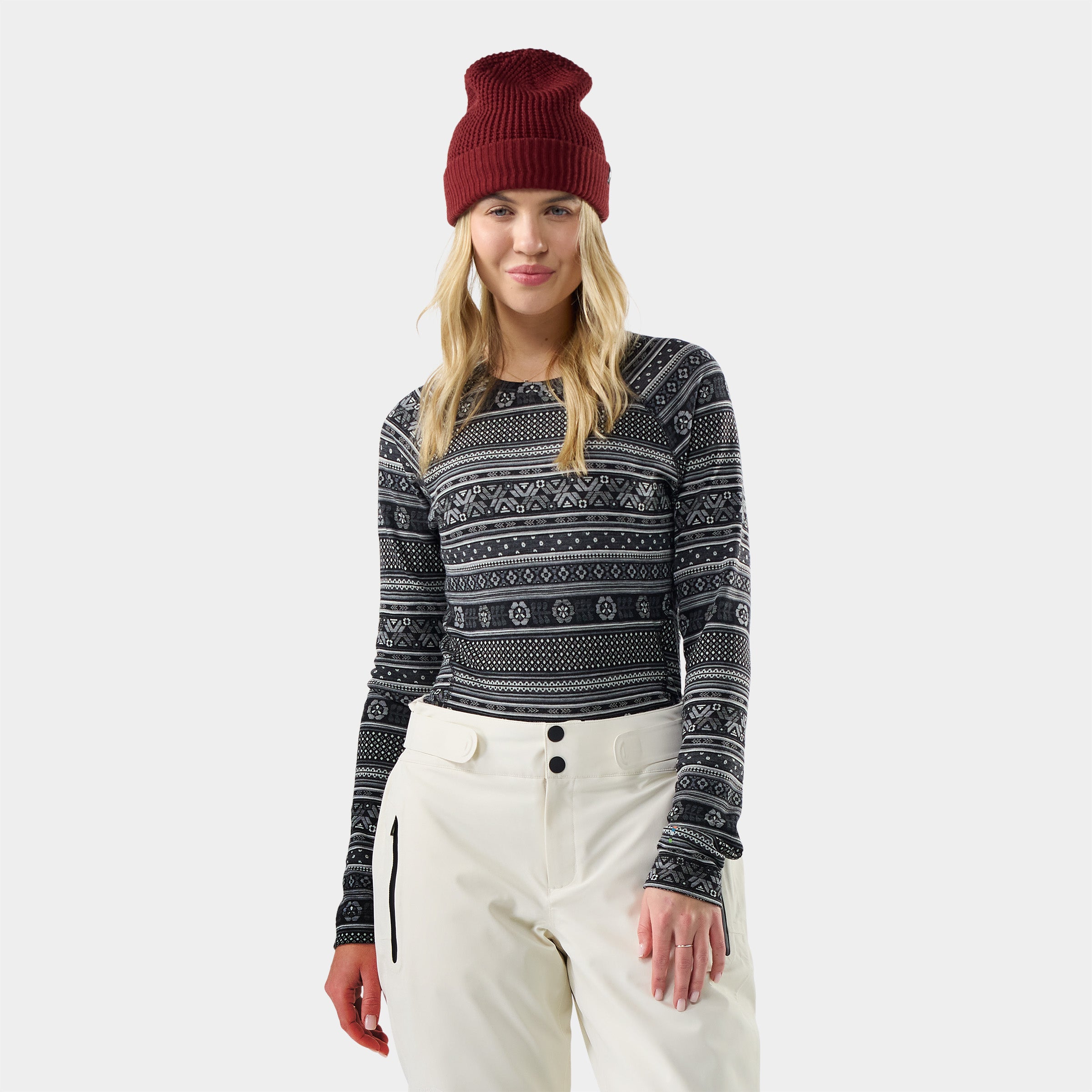 Women's Classic Thermal Merino Base Layer Crew - Image 19