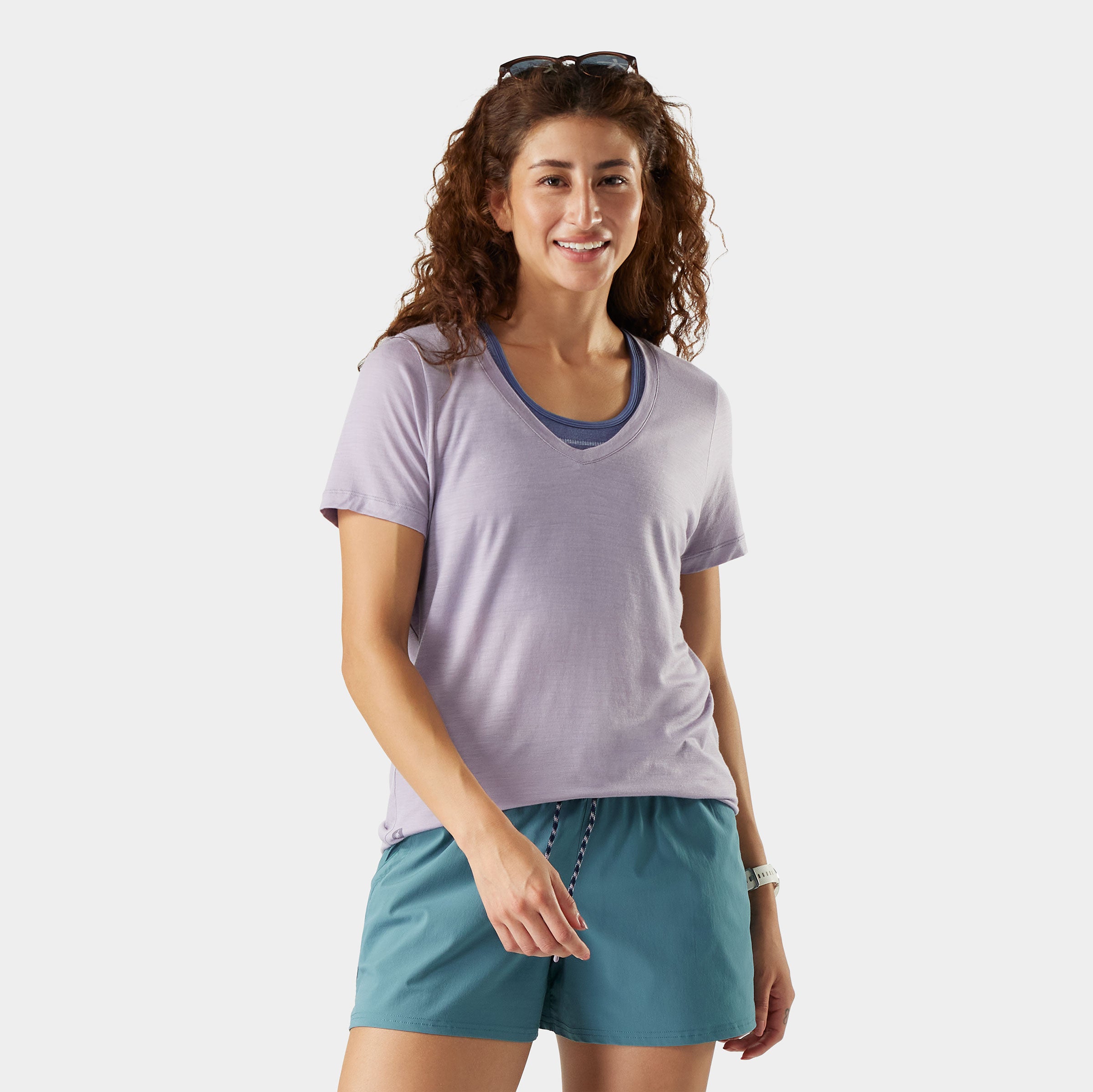 Women's Active Ultralite V-Neck Short Sleeve - Image 25