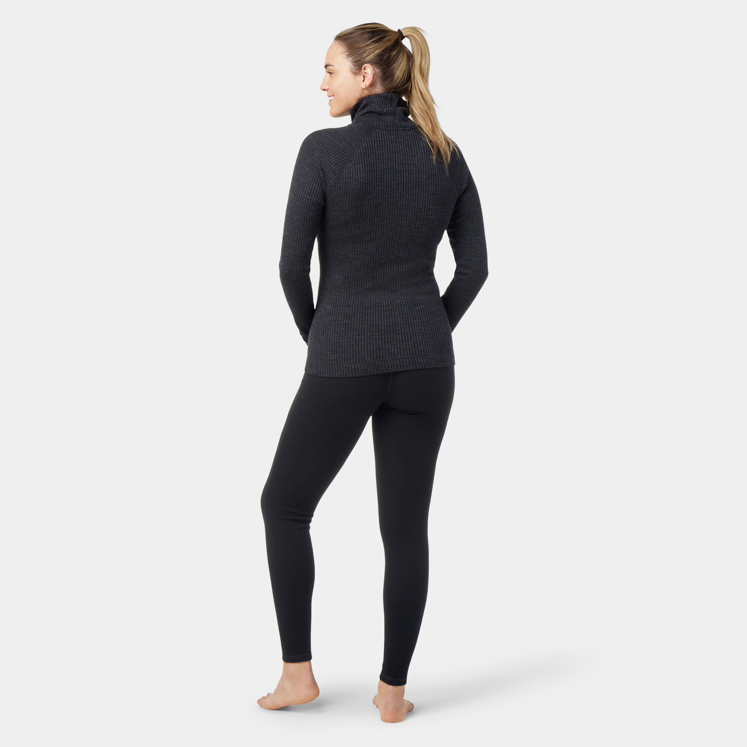 Women's Thermal Merino Rib Turtleneck - Image 8