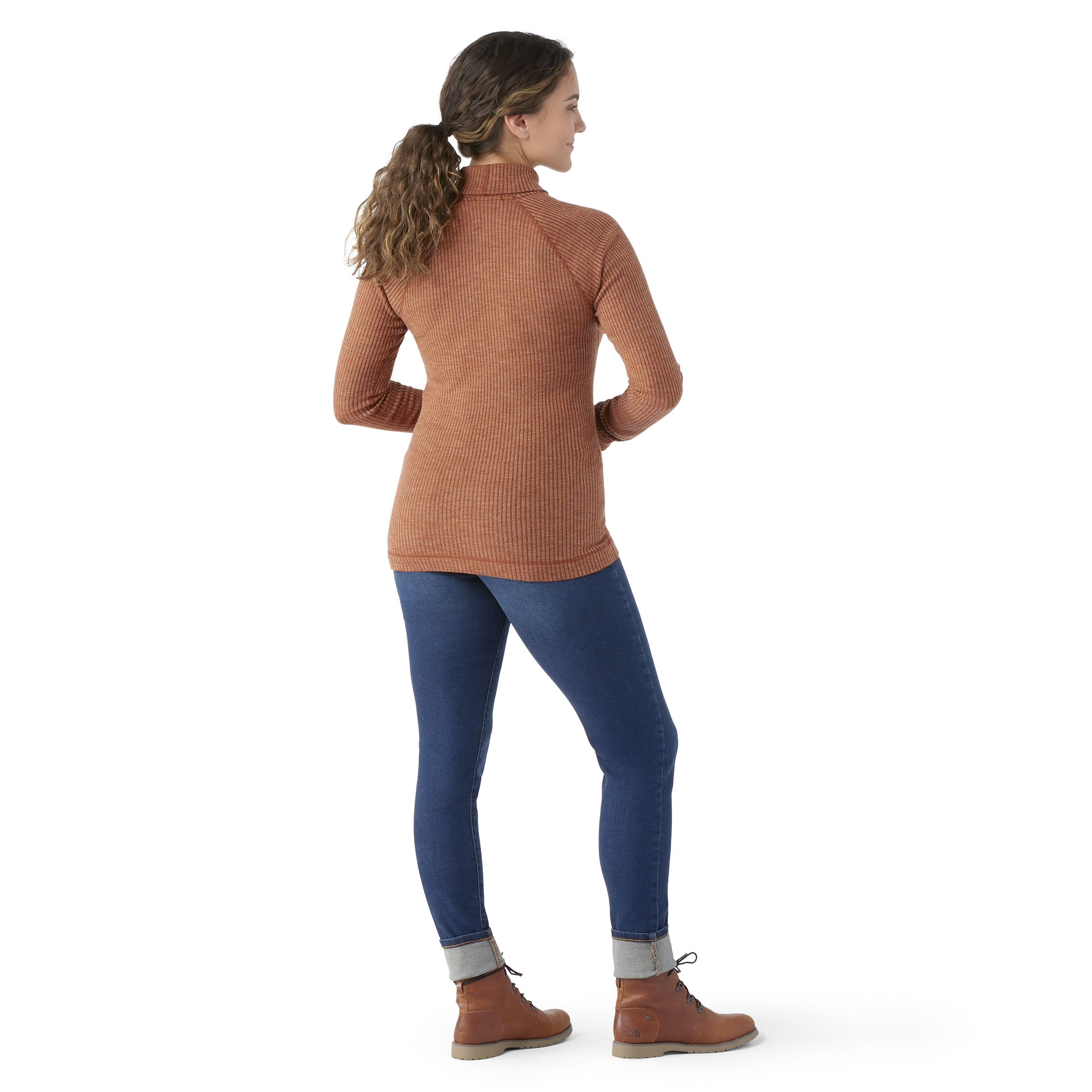 Women's Thermal Merino Rib Turtleneck - Image 12