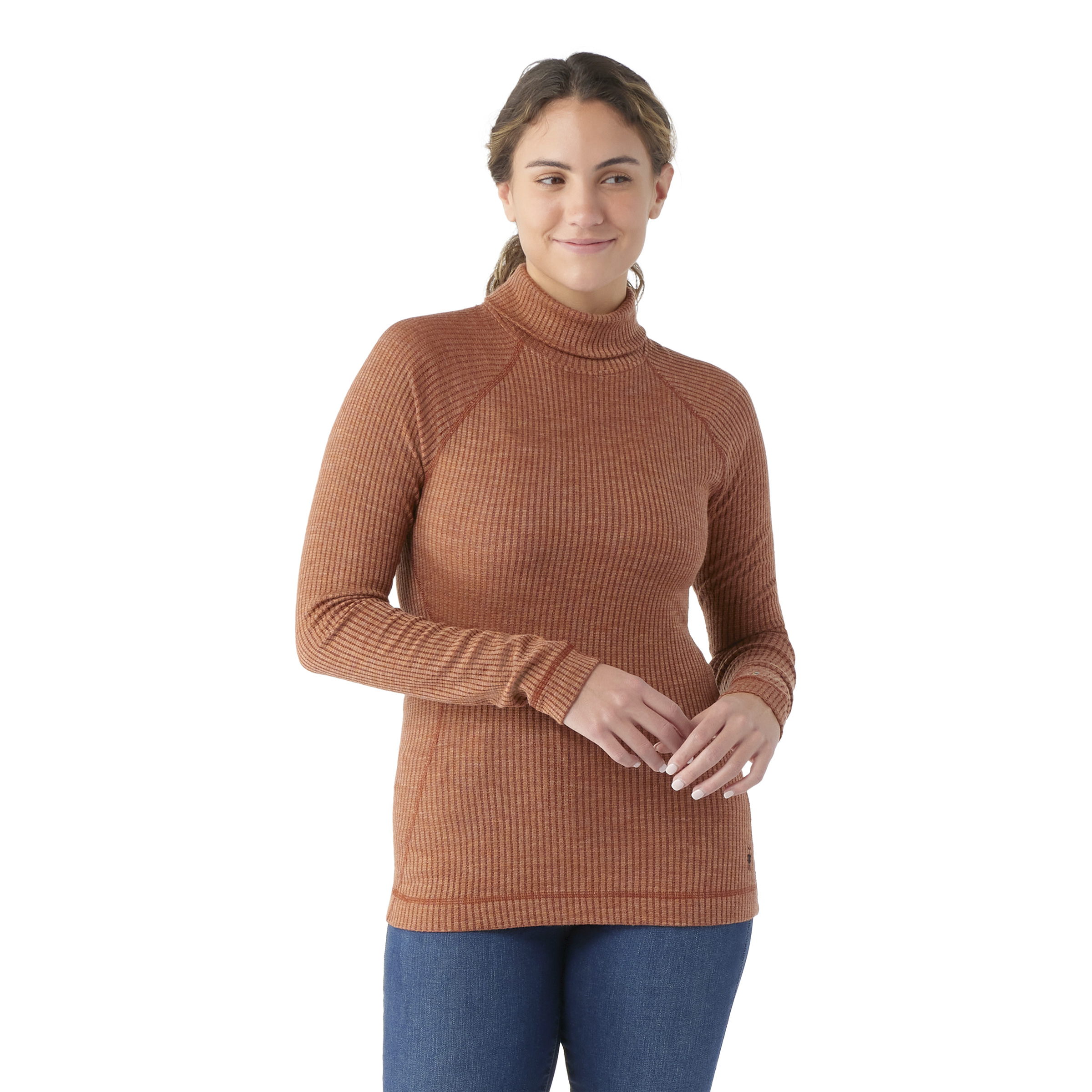 Women's Thermal Merino Rib Turtleneck - Image 11