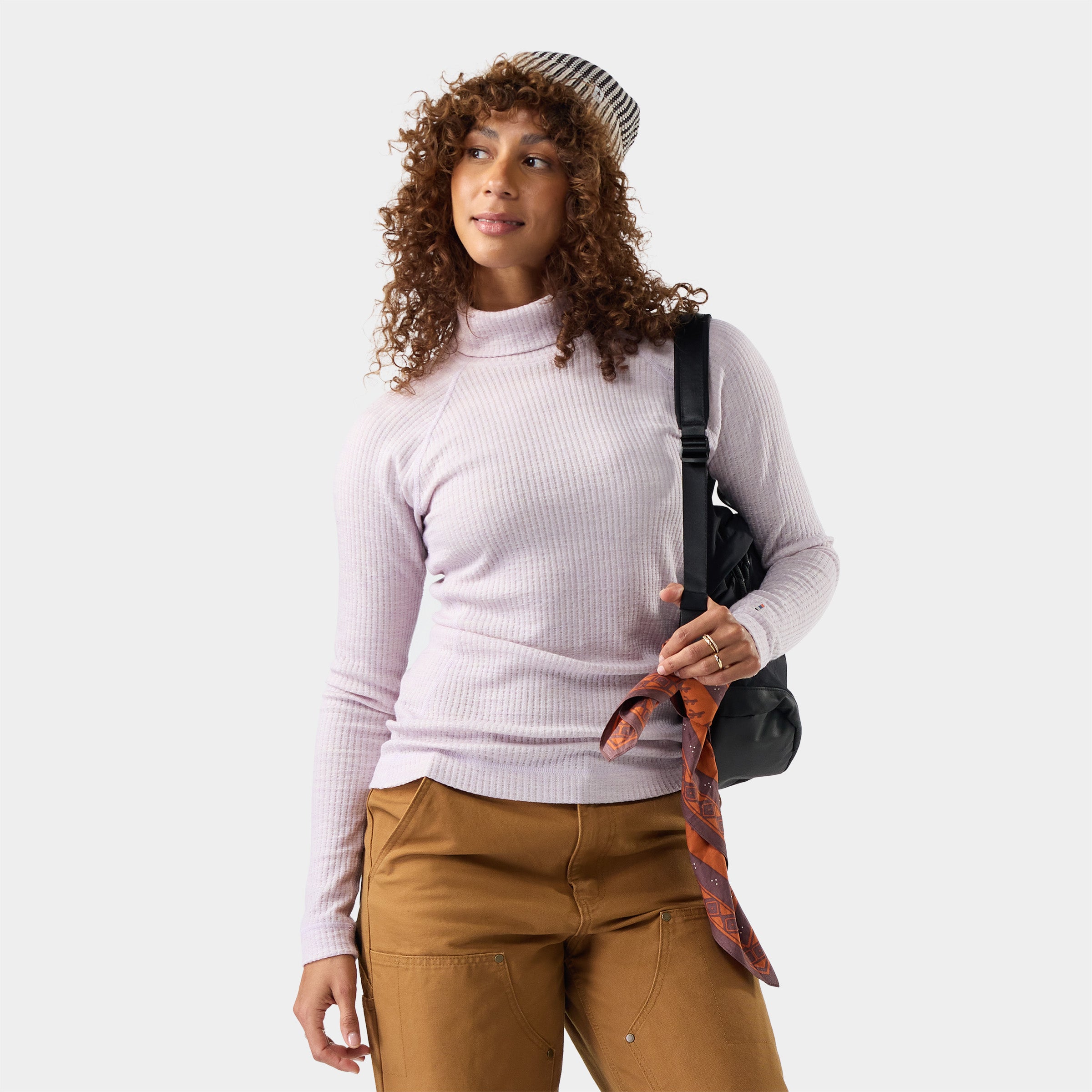 Women's Thermal Merino Rib Turtleneck - Image 4